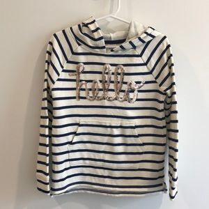 Girls hooded sweatshirt. Size 4/5.